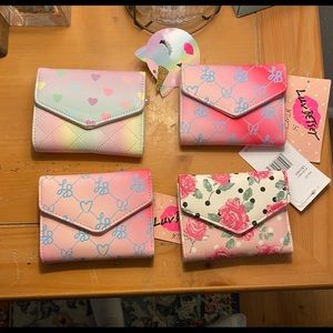 Betsey Johnson lot of 4 wallets brand new with tags